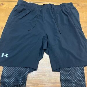 Under Armour Men's Black Athletic Shorts